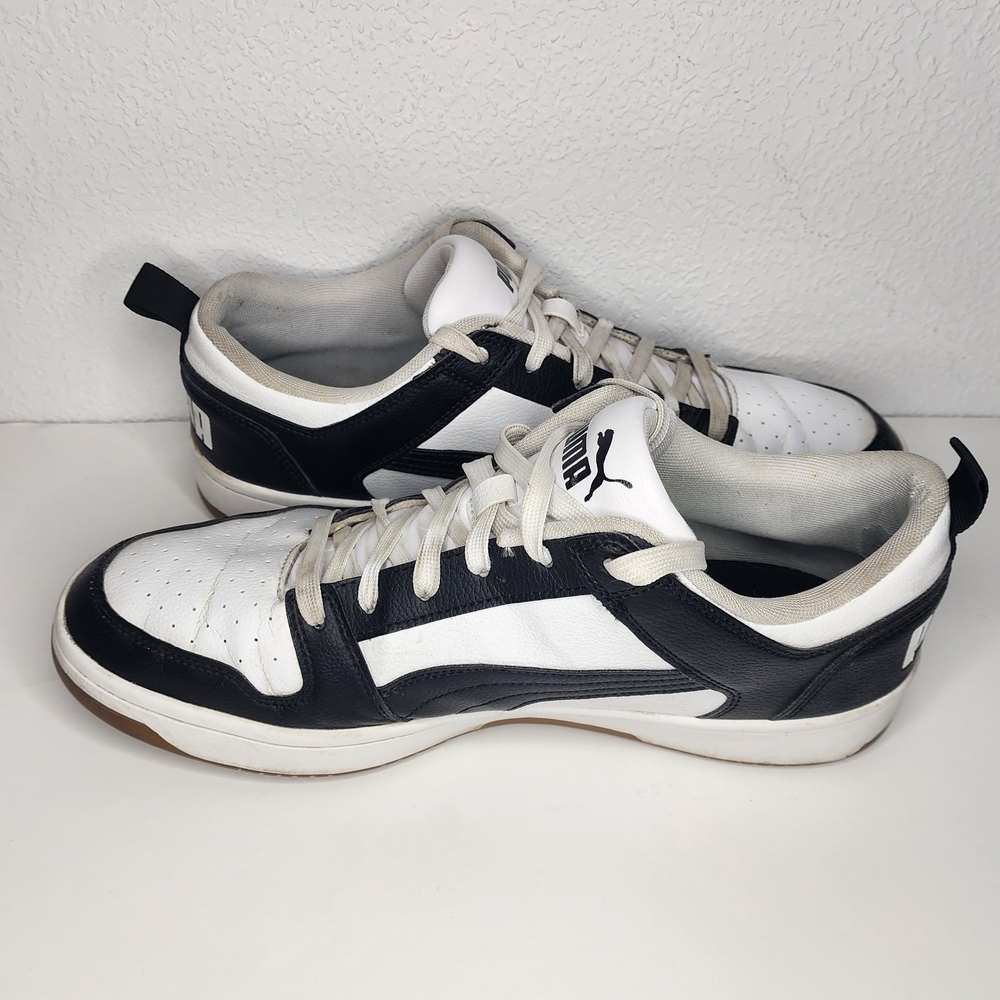 PUMA Rebound LayUp SL Low White Black Mens Sz 11.5 Athletic Shoes Sneakers - Picture 11 of 12
